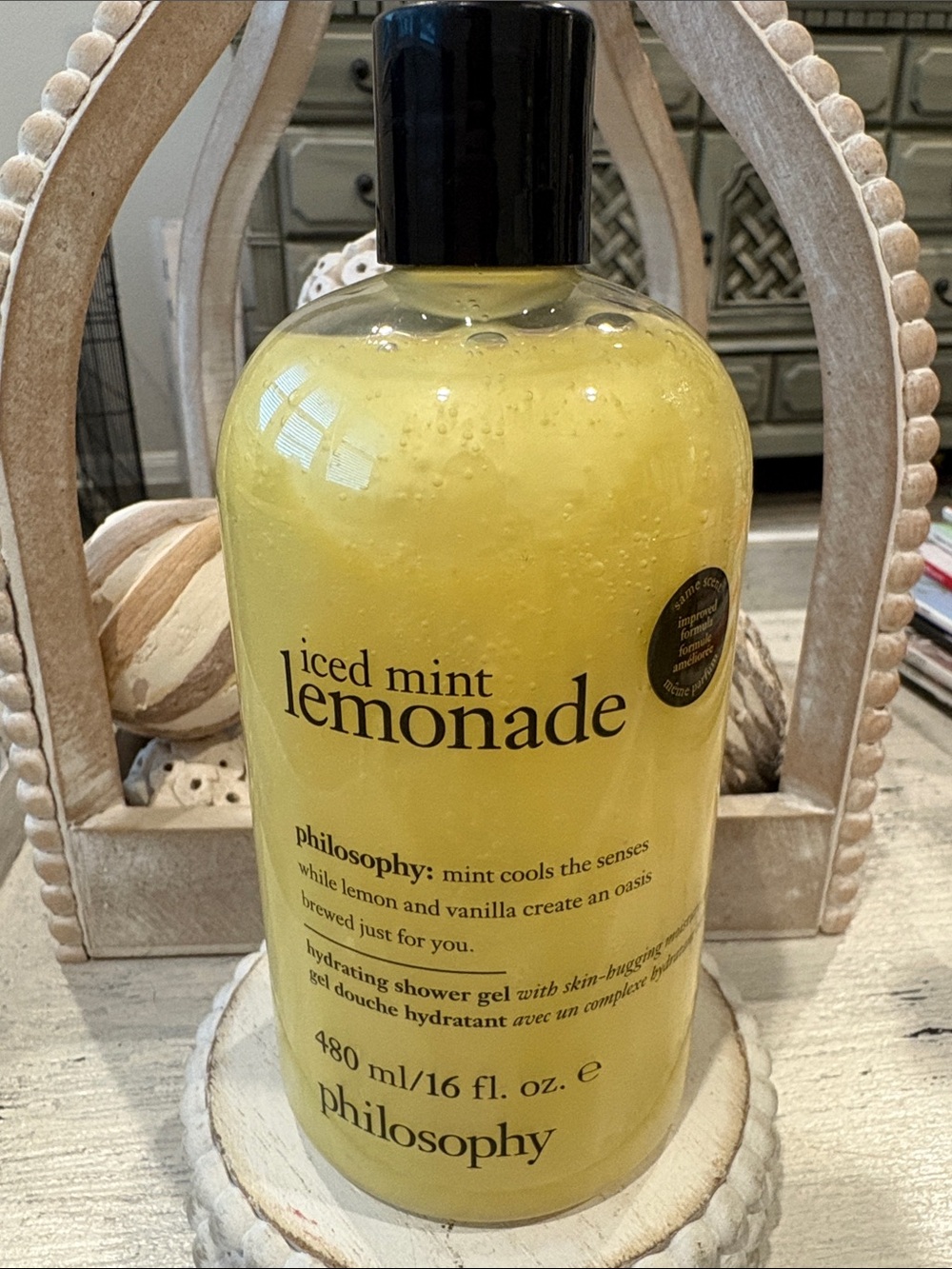Philosophy Iced Mint Lemonade Hydrating Shower Gel - 16 fl oz